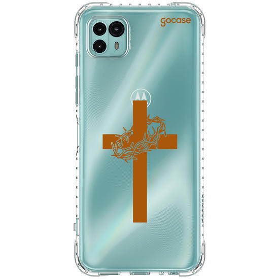 Capinha para celular  Cruz Com Coroa