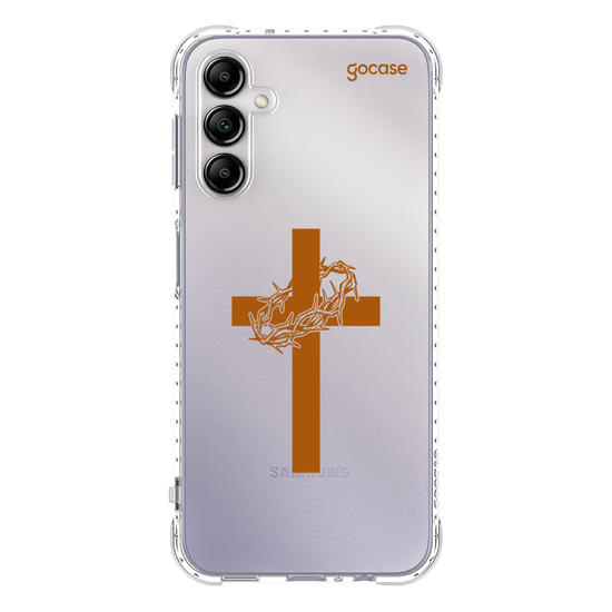 Capinha para celular  Cruz Com Coroa