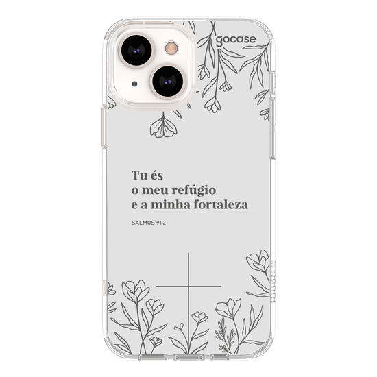 Capinha para celular Cruz Com Flores Lineart