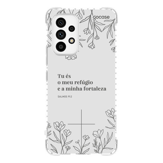 Capinha para celular  Cruz Com Flores Lineart