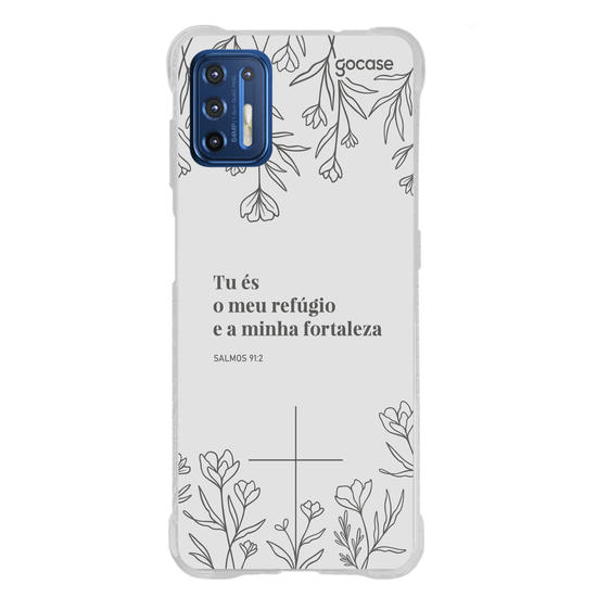 Capinha para celular  Cruz Com Flores Lineart