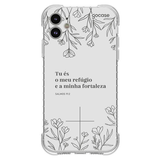 Capinha para celular  Cruz Com Flores Lineart