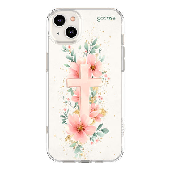 Capinha para celular  Cruz e Flores do Jardim