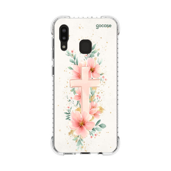 Capinha para celular  Cruz e Flores do Jardim