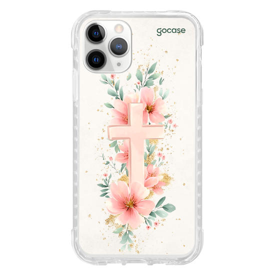 Capinha para celular  Cruz e Flores do Jardim