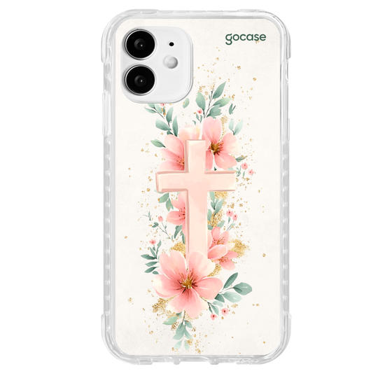Capinha para celular  Cruz e Flores do Jardim