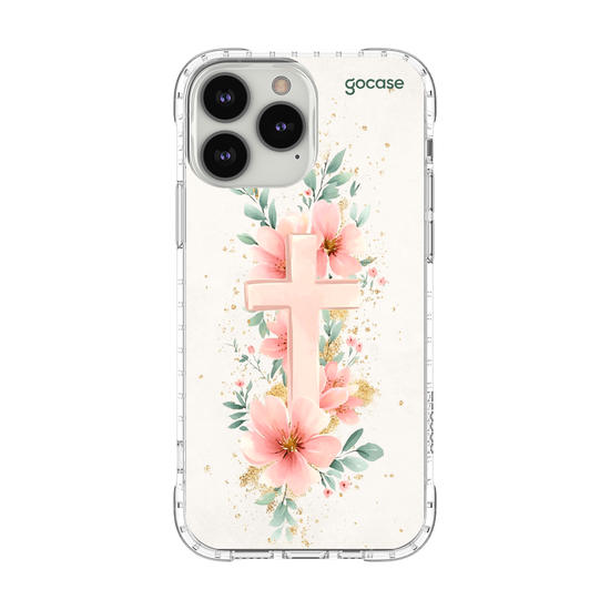 Capinha para celular  Cruz e Flores do Jardim
