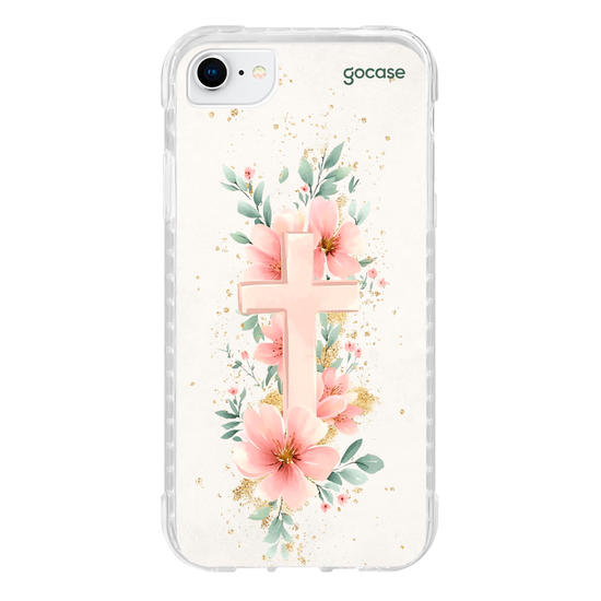 Capinha para celular  Cruz e Flores do Jardim