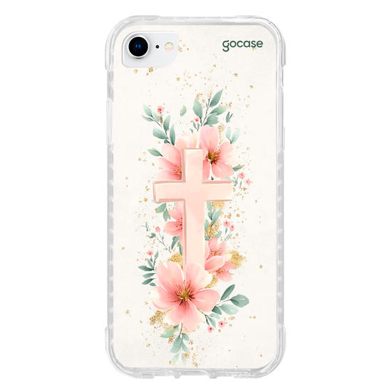 Capinha para celular  Cruz e Flores do Jardim