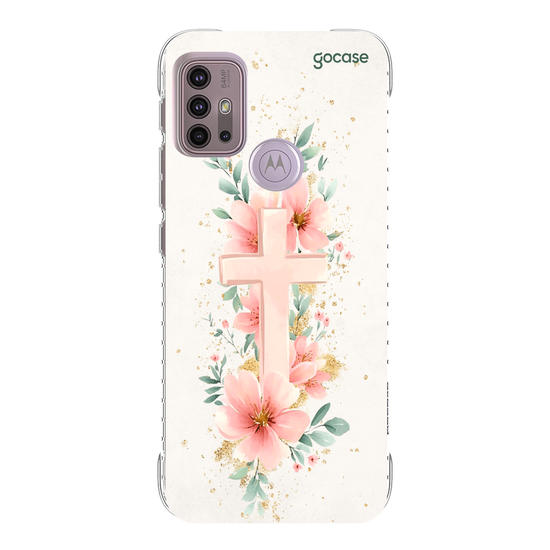 Capinha para celular  Cruz e Flores do Jardim