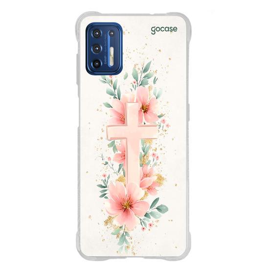 Capinha para celular  Cruz e Flores do Jardim