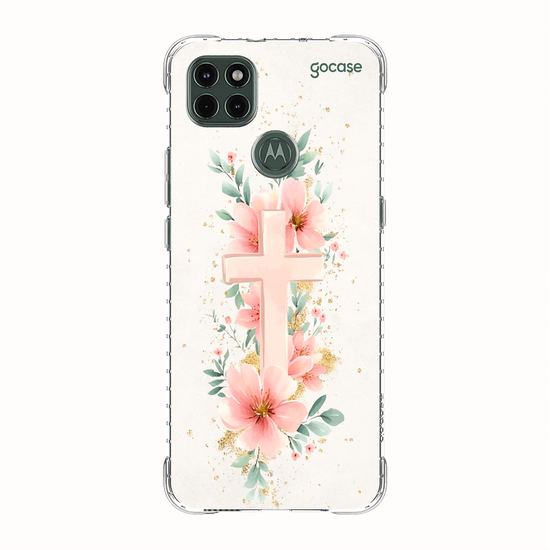 Capinha para celular  Cruz e Flores do Jardim