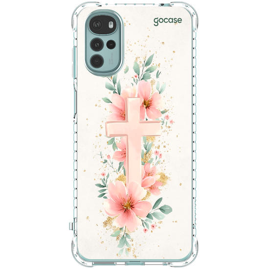 Capinha para celular  Cruz e Flores do Jardim