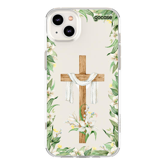 Capinha para celular  Cruz e Flores