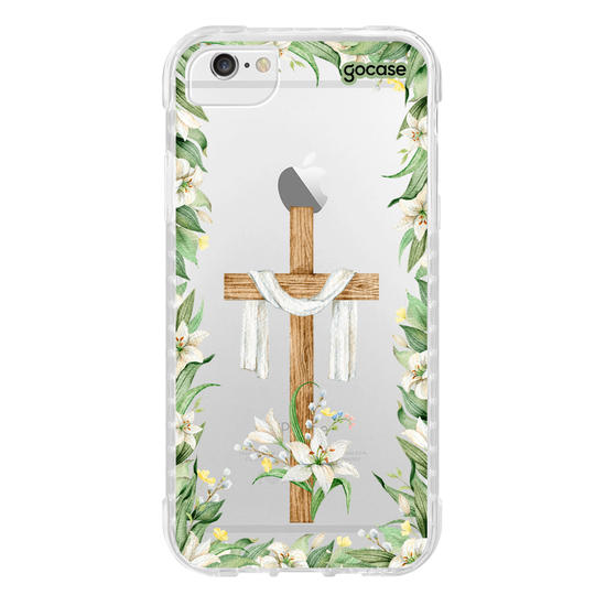 Capinha para celular  Cruz e Flores