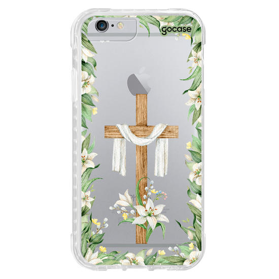 Capinha para celular  Cruz e Flores