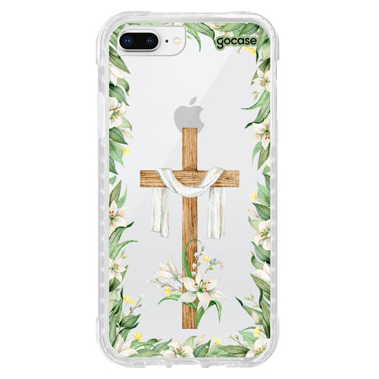 Capinha para celular  Cruz e Flores