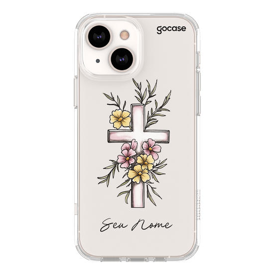 Capinha para celular Crus Floral Delicada