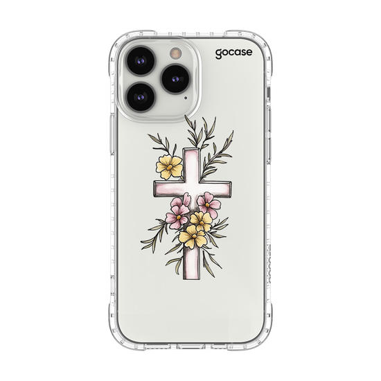 Capinha para celular  Crus Floral Delicada
