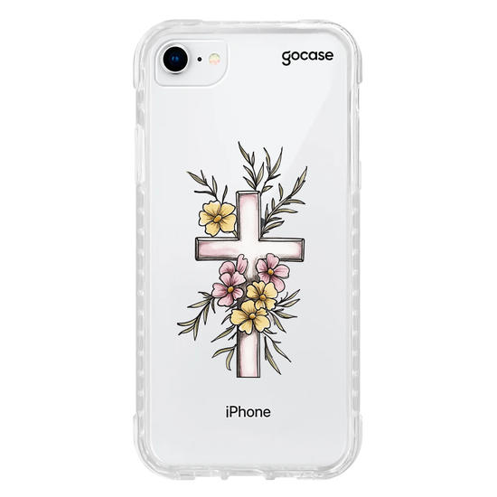Capinha para celular  Crus Floral Delicada