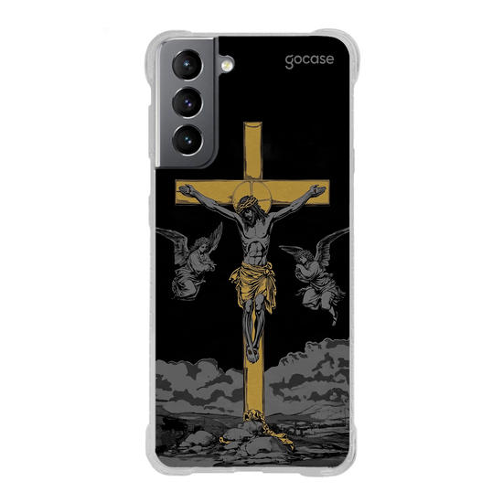 Capinha para celular  Cruz Gold Noir