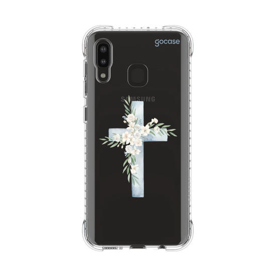 Capinha para celular  Cruz Sagrada Aquarela