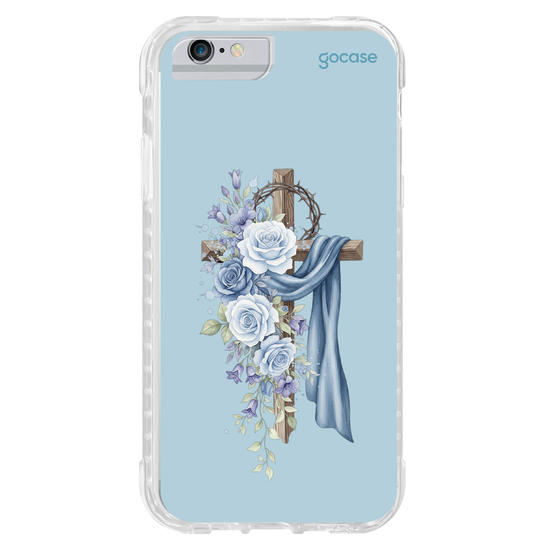 Capinha para celular  Cruz Sagrada Azul
