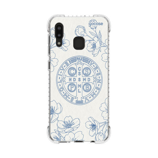 Capinha para celular  Cruz Sagrada com Flores