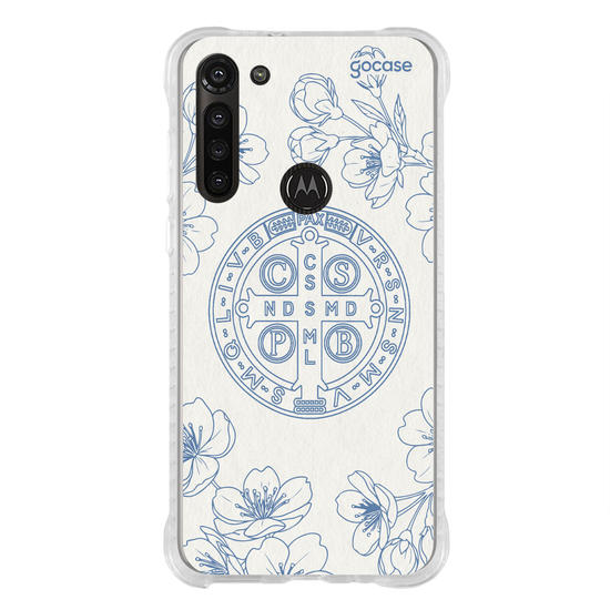 Capinha para celular  Cruz Sagrada com Flores