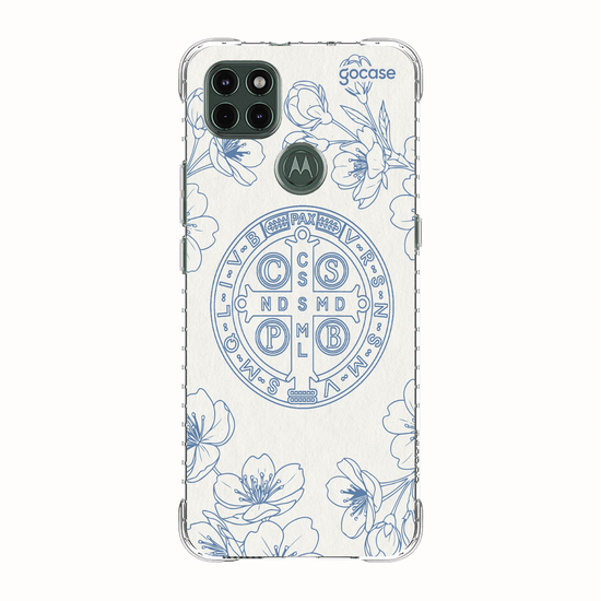 Capinha para celular  Cruz Sagrada com Flores