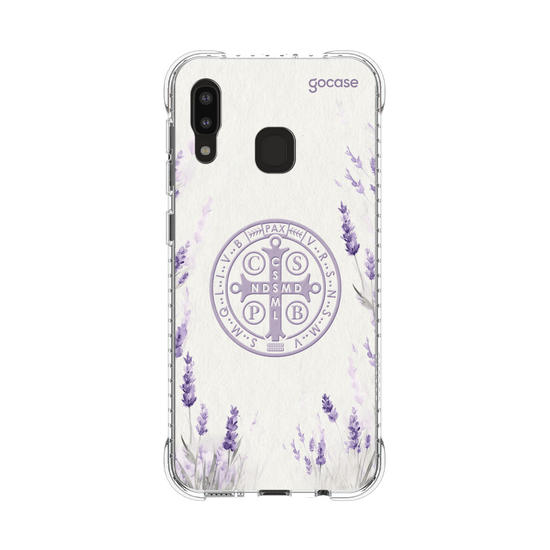 Capinha para celular  Cruz Sagrada & Lavandas