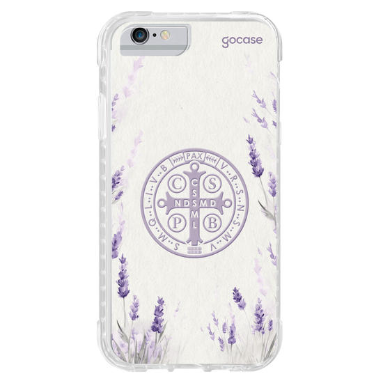Capinha para celular  Cruz Sagrada & Lavandas