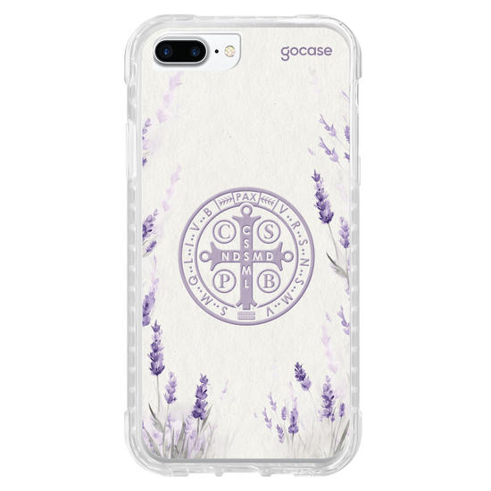 Capinha para celular  Cruz Sagrada & Lavandas