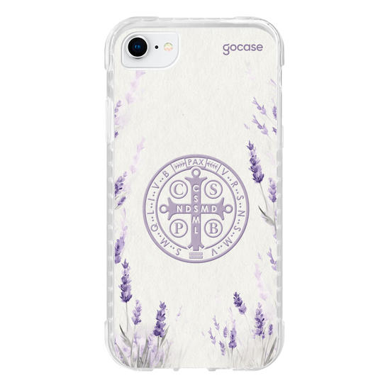 Capinha para celular  Cruz Sagrada & Lavandas