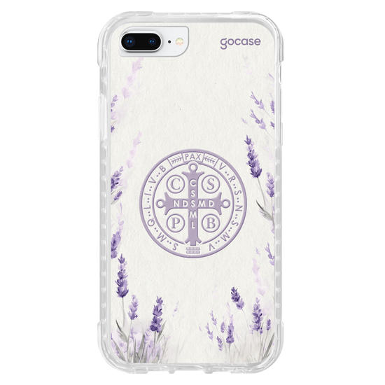 Capinha para celular  Cruz Sagrada & Lavandas