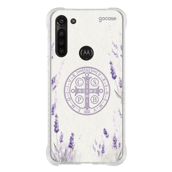 Capinha para celular  Cruz Sagrada & Lavandas