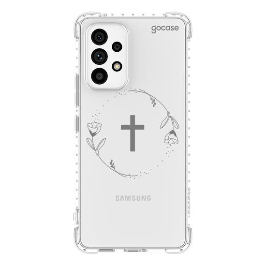 Capinha para celular  Cruz Sagrada Linear