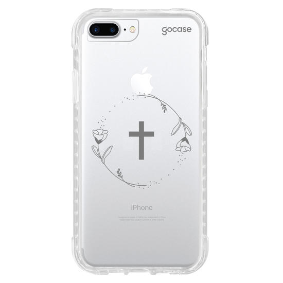 Capinha para celular  Cruz Sagrada Linear