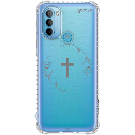 Capinha para celular  Cruz Sagrada Linear