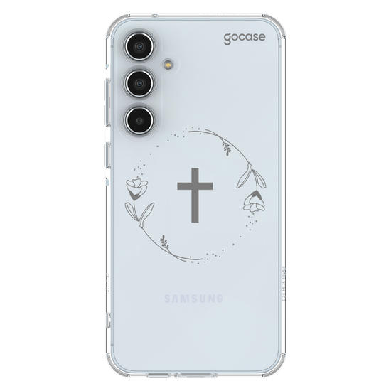 Capinha para celular  Cruz Sagrada Linear