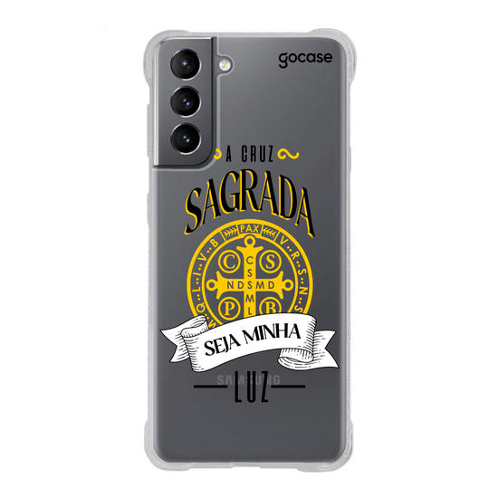 Capinha para celular Cruz Sagrada - Personalizada