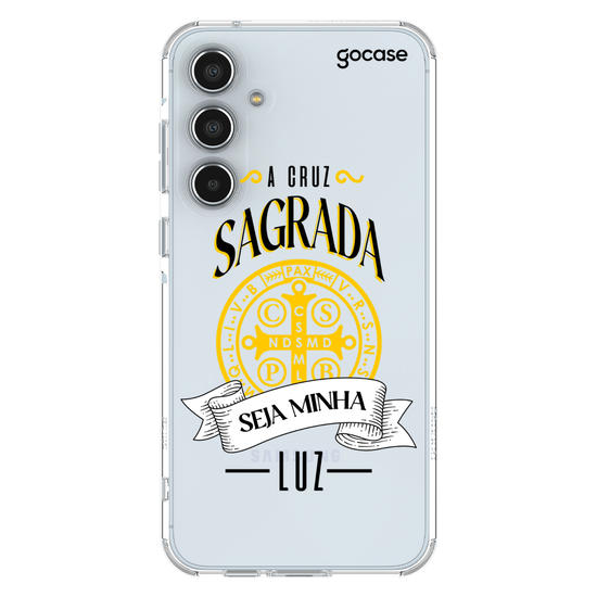 Capinha para celular Cruz Sagrada - Personalizada