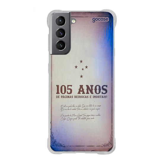 Capinha para celular  Cruzeiro - Aniversário - 105 Anos