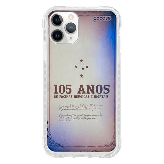 Capinha para celular  Cruzeiro - Aniversário - 105 Anos