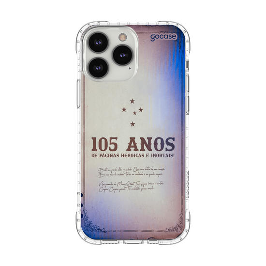Capinha para celular  Cruzeiro - Aniversário - 105 Anos