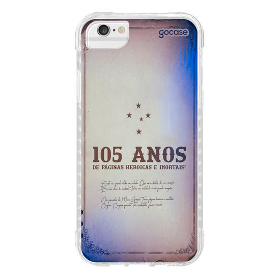 Capinha para celular  Cruzeiro - Aniversário - 105 Anos