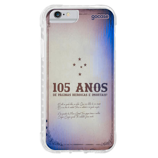 Capinha para celular  Cruzeiro - Aniversário - 105 Anos