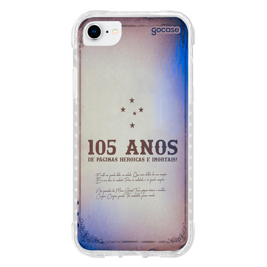 Capinha para celular  Cruzeiro - Aniversário - 105 Anos