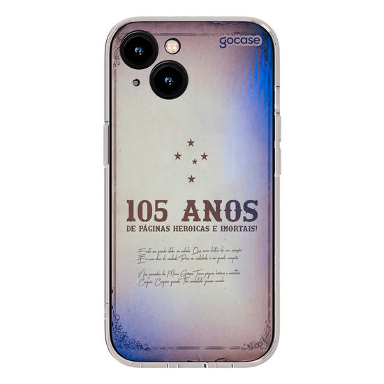 Capinha para celular  Cruzeiro - Aniversário - 105 Anos