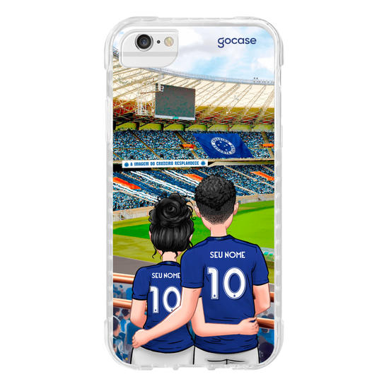 Capinha para celular  Cruzeiro - Casal Celeste